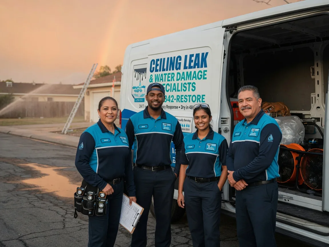 Ceiling Leak Cleanup company in West Topsham, VT